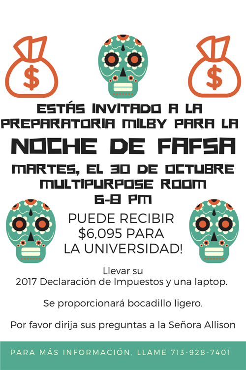 Noche de FAFSA 